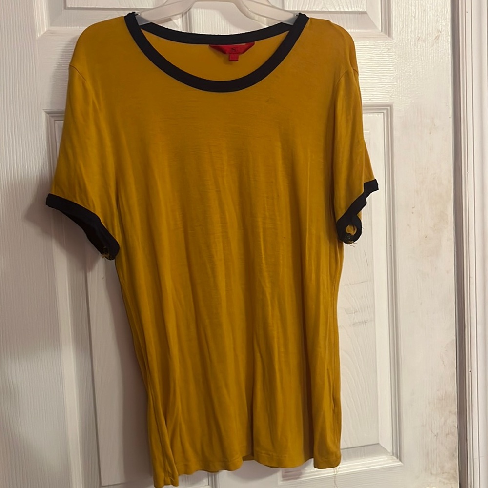 Gold top blouse